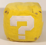 2021 Jakks Pacific Nintendo Super Mario Question Block 5" Stuffed Plush Toy with Sound