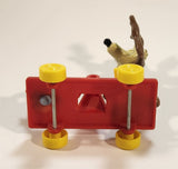 1989 McDonald's Warner Bros. Looney Tunes Wile E. Coyote & Roadrunner Train Handcar Toy Railroad Vehicle