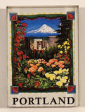 Portland Rose Garden Acrylic Fridge Magnet