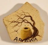 Arizona Hand Painted Rock Fridge Magnet