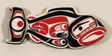 Eric Parnell Haida Salmon Fish 3D Wood Fridge Magnet