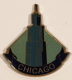 Chicago Sears Tower Enamel Metal Fridge Magnet