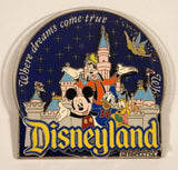 Disneyland Resort Where Dreams Come True Rotating Spinning Metal Fridge Magnet