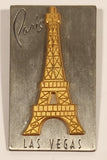 Paris Eiffel Tower Las Vegas Metal Fridge Magnet