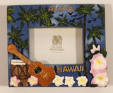 MTA Island Memories Aloha Hawaii Photo Picture Frame 3D Resin Fridge Magnet