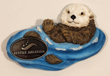 2007 29Tonight Seattle Aquarium Sea Otter 3D Resin Fridge Magnet