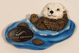 2007 29Tonight Seattle Aquarium Sea Otter 3D Resin Fridge Magnet