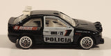 2000 Hot Wheels World Racers 2 Ford Escort Rally #1 Police Cops Policia Black with White Doors Die Cast Toy Car Vehicle