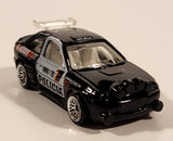 2000 Hot Wheels World Racers 2 Ford Escort Rally #1 Police Cops Policia Black with White Doors Die Cast Toy Car Vehicle