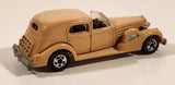 1983 Hot Wheels '35 Classic Caddy Cadillac Beige Die Cast Toy Car Vehicle
