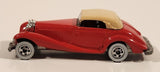 Vintage 1983 Hot Wheels Mercedes 540K Red Die Cast Toy Classic Car Vehicle