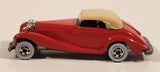 Vintage 1983 Hot Wheels Mercedes 540K Red Die Cast Toy Classic Car Vehicle