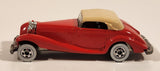 Vintage 1983 Hot Wheels Mercedes 540K Red Die Cast Toy Classic Car Vehicle