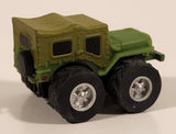 Asahi Wonda Four Wheel Willys MB Jeep Army Green Pull Back Miniature Plastic Toy Car Vehicle