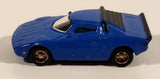 Suntory Coffee Boss Lancia Stratos Blue Miniature Plastic Toy Car Vehicle