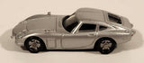 Toyota 2000 GT Silver Miniature Plastic Toy Car Vehicle