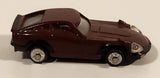 Datsun Nissan Fairlady Z (S30) Maroon Brown Miniature Plastic Toy Car Vehicle