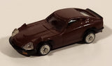 Datsun Nissan Fairlady Z (S30) Maroon Brown Miniature Plastic Toy Car Vehicle