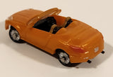 Datsun Nissan Fairlady Z Z33 Roadster Convertible Orange Miniature Plastic Toy Car Vehicle