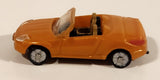 Datsun Nissan Fairlady Z Z33 Roadster Convertible Orange Miniature Plastic Toy Car Vehicle