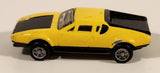 Suntory Coffee Boss Detomaso Pantera Yellow Miniature Plastic Toy Car Vehicle
