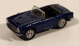 Asahi Wonda Famous Car Collection Honda S-800 Convertible Blue Miniature Toy Car Vehicle