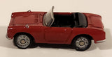 Asahi Wonda Famous Car Collection Honda S-800 Convertible Red Miniature Toy Car Vehicle