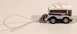 Kokusai Kogyo Bus Miniature Pull Back Toy Car Vehicle with Clip Hanger