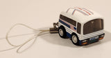 Kokusai Kogyo Bus Miniature Pull Back Toy Car Vehicle with Clip Hanger