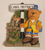 Lakeland Lake District Bear and Cat 3D Resin Fridge Magnet