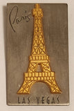 Paris Eiffel Tower Las Vegas Metal Fridge Magnet