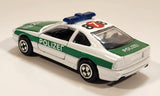 Rare Corgi BMW 850i Polizei 878 White and Green Die Cast Toy Car Vehicle with Opening Doors