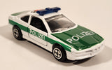 Rare Corgi BMW 850i Polizei 878 White and Green Die Cast Toy Car Vehicle with Opening Doors