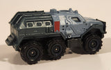 2018 Matchbox Jurassic World Armored Action Truck Light Grey Die Cast Toy Car Vehicle