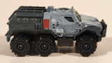 2018 Matchbox Jurassic World Armored Action Truck Light Grey Die Cast Toy Car Vehicle