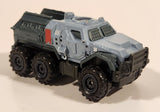 2018 Matchbox Jurassic World Armored Action Truck Light Grey Die Cast Toy Car Vehicle