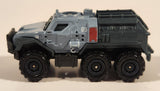 2018 Matchbox Jurassic World Armored Action Truck Light Grey Die Cast Toy Car Vehicle