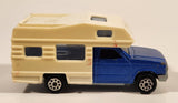 Vintage Majorette No. 278 Camping Car Pickup Truck 1/60 Scale Blue Die Cast Toy Car Vehicle