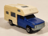 Vintage Majorette No. 278 Camping Car Pickup Truck 1/60 Scale Blue Die Cast Toy Car Vehicle