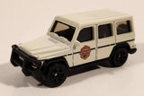 2019 Matchbox Jurassic World: Island Transport Team '14 Mercedes-Benz G-Class Silver Die Cast Toy Car Vehicle
