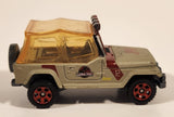 2018 Matchbox Jurassic World: Legacy Collection Jeep Wrangler Matte Metallic Light Sand Die Cast Toy Car Vehicle
