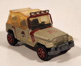 2018 Matchbox Jurassic World: Legacy Collection Jeep Wrangler Matte Metallic Light Sand Die Cast Toy Car Vehicle