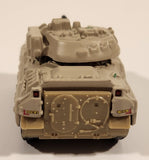 2002 Matchbox Bradley M2 Fighting Vehicle Tank Light Beige Brown Die Cast Toy Car Vehicle