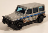 2019 Matchbox Jurassic World: Island Transport Team '14 Mercedes-Benz G-Class Silver Die Cast Toy Car Vehicle