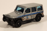 2019 Matchbox Jurassic World: Island Transport Team '14 Mercedes-Benz G-Class Silver Die Cast Toy Car Vehicle