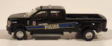 2018 Greenlight Dually Drivers 2019 Ford F-350 Lariat Pickup Truck Baltimore Police Black Die Cast Toy Car Vehicle