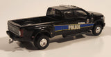 2018 Greenlight Dually Drivers 2019 Ford F-350 Lariat Pickup Truck Baltimore Police Black Die Cast Toy Car Vehicle