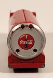 1995 Tomy No. 37 Coca Cola Coke Can Shaped Delivery Truck Red and White Die Cast Toy Car Vehicle with Opening Side Doors