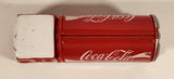 1995 Tomy No. 37 Coca Cola Coke Can Shaped Delivery Truck Red and White Die Cast Toy Car Vehicle with Opening Side Doors