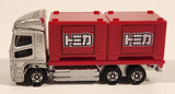 2017 Tomy Tomica No. 85 Mitsubishi Fuso Super Great Semi Truck Red Die Cast Toy Car Vehicle